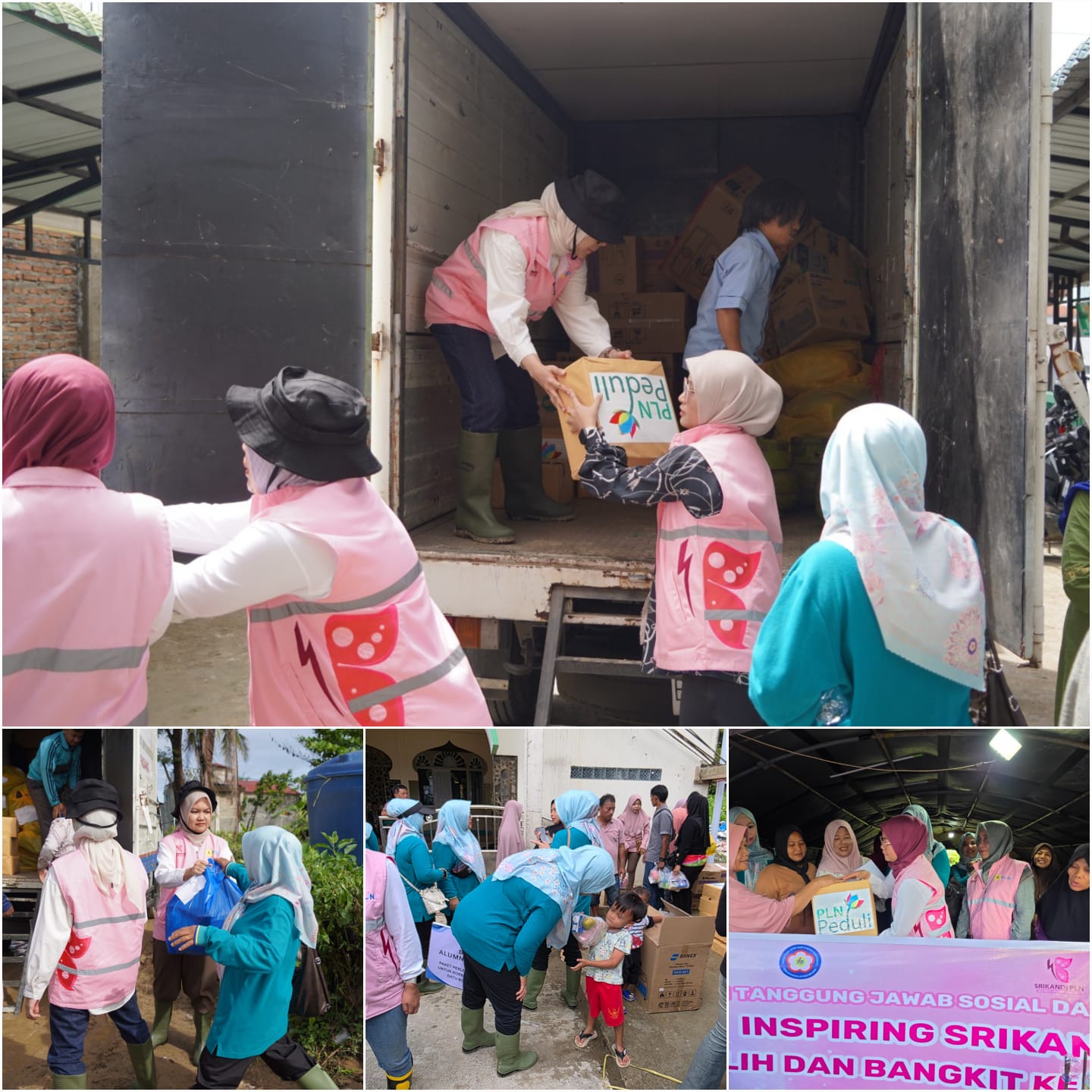 Srikandi dan PIKK PLN Hadir untuk Rakyat, Dampingi Pengungsi Korban Banjir di Sumatera Barat